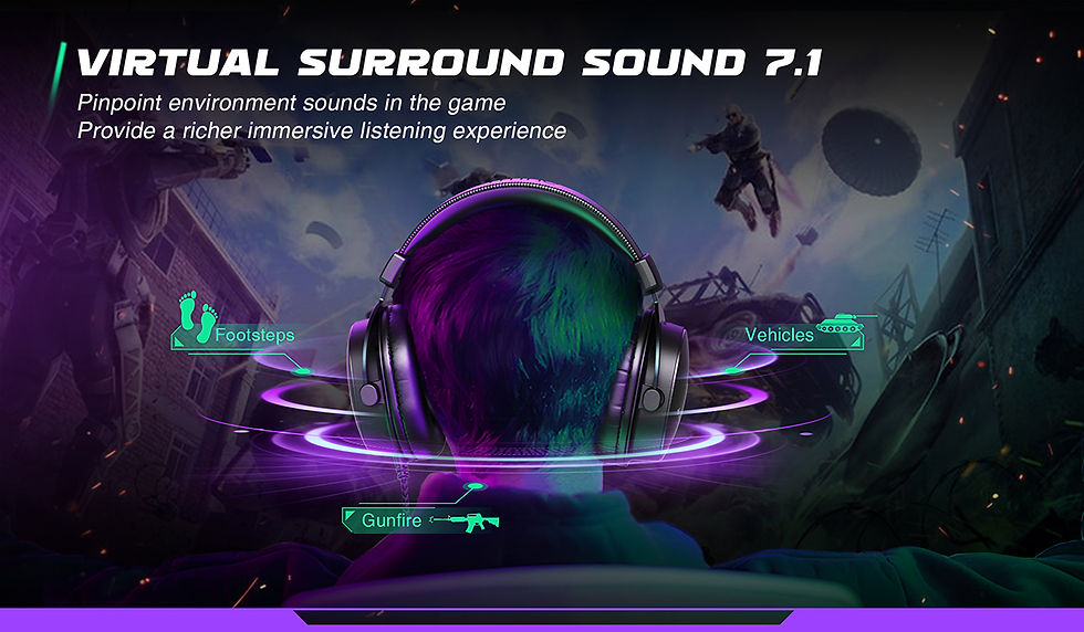 Miniatura: Headset Gamer FIFINE H9: Som Surround 7.1, Conexão USB/3.5mm e Controle de Áud