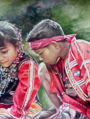 Artist Jojo Jimenez spotlighting Mindanao's Lumad tribe