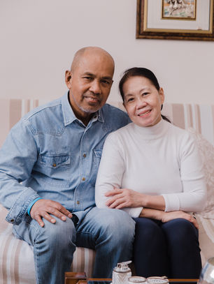 Tessie and Philip Acuna, Filipino Blood Donors of Milan