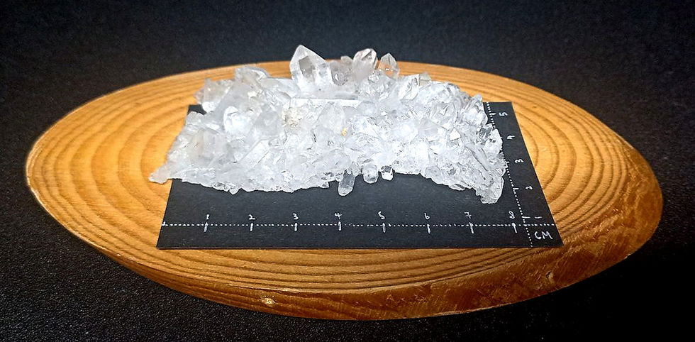 Clear Quartz Cluster front
