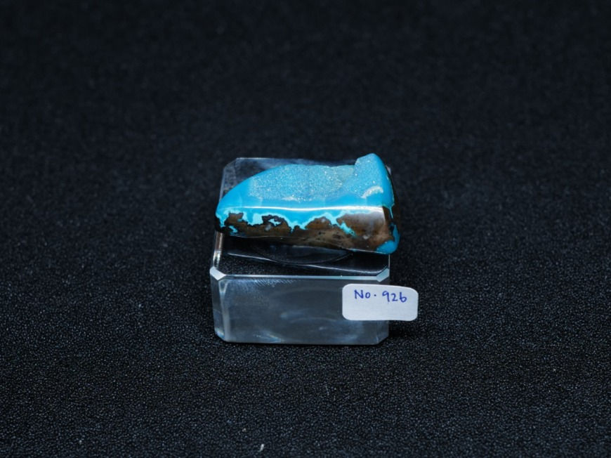 Thumbnail: Blue Chrysocolla Druzy  side