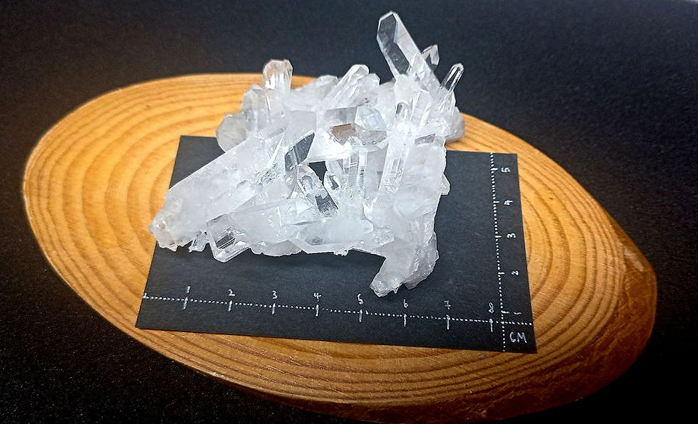Clear Quartz Cluster front