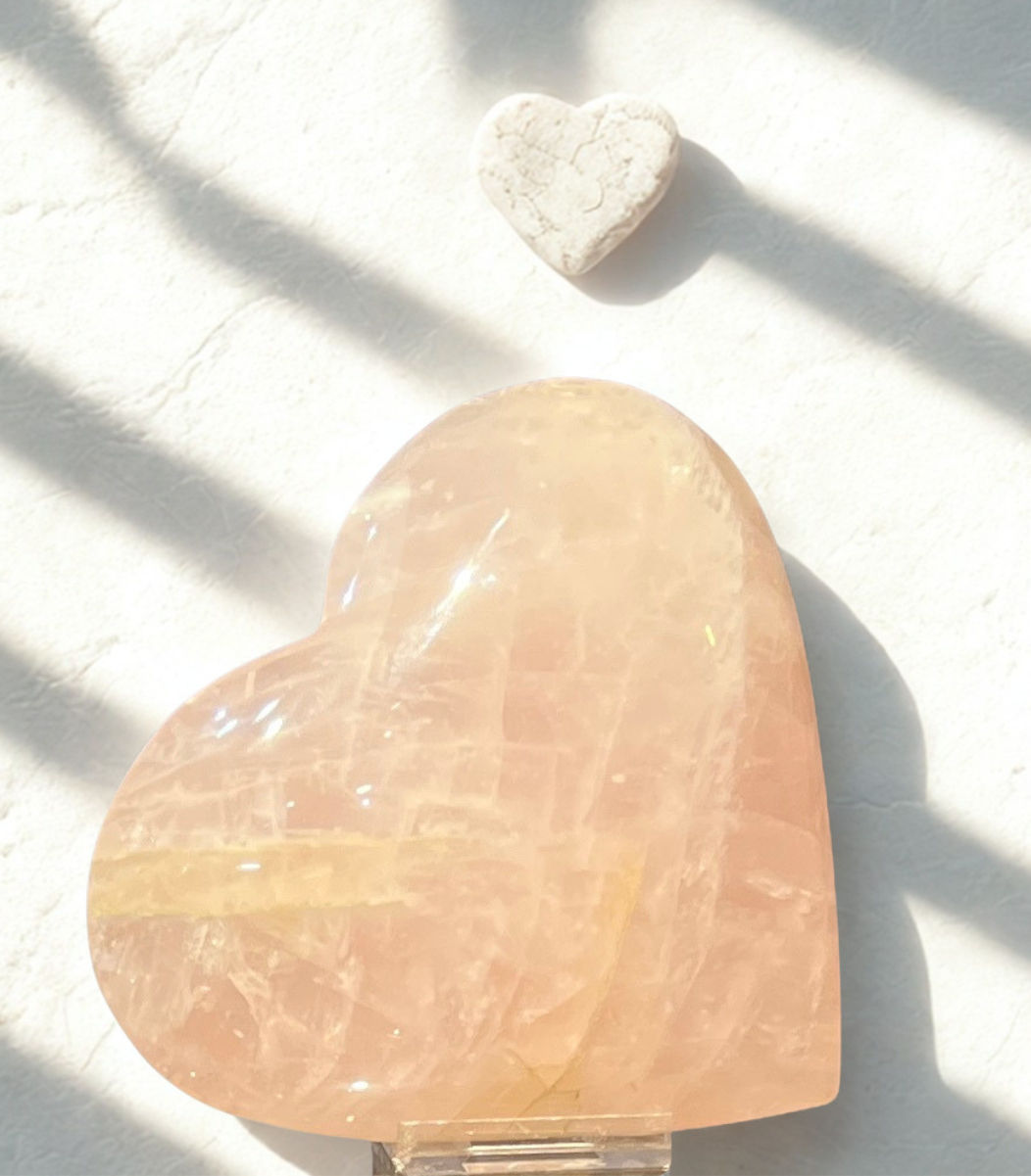 Rose Quartz Heart