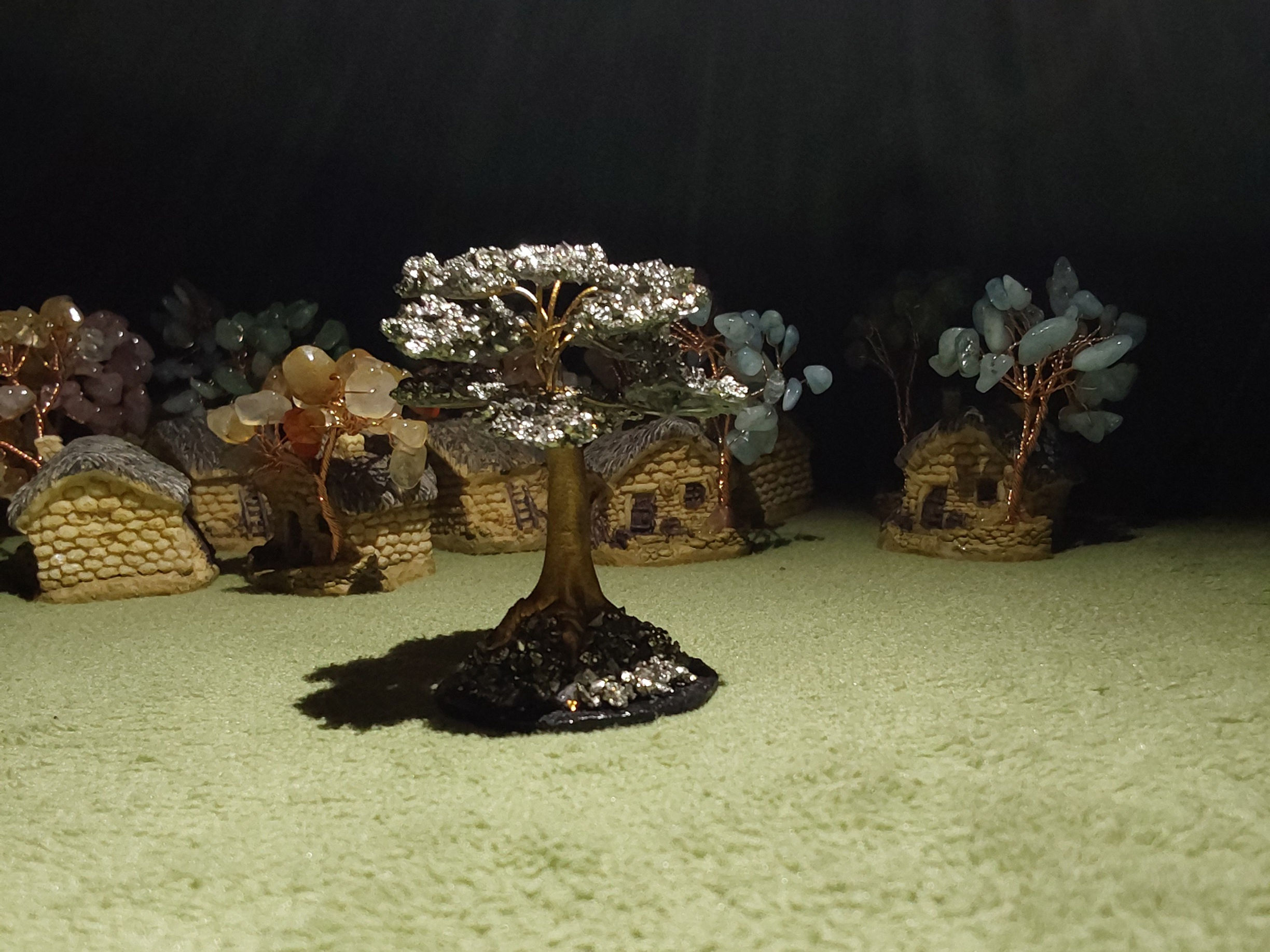 Miniature Pyrite tree, "Tree of Wealth & Prospertiy"