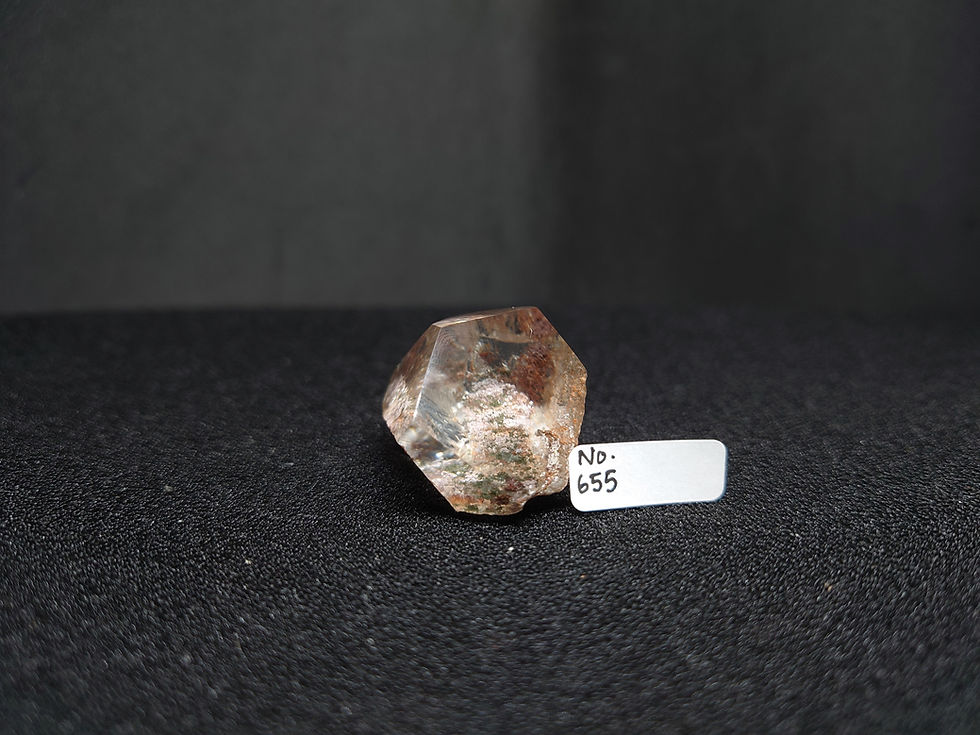 Thumbnail: Clear Quartz with Chlorite / Garden Quartz