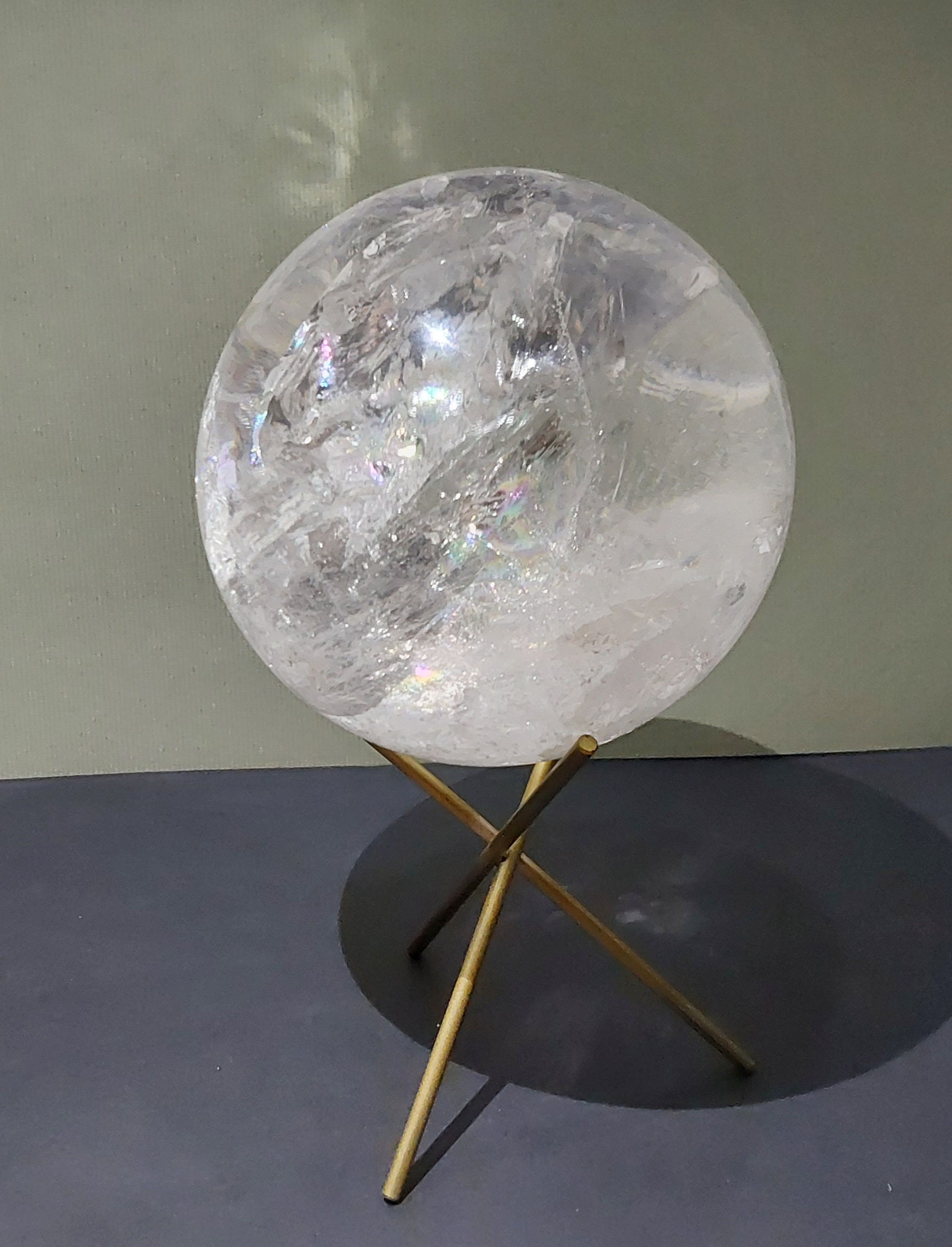 Clear Quartz Crystal ball