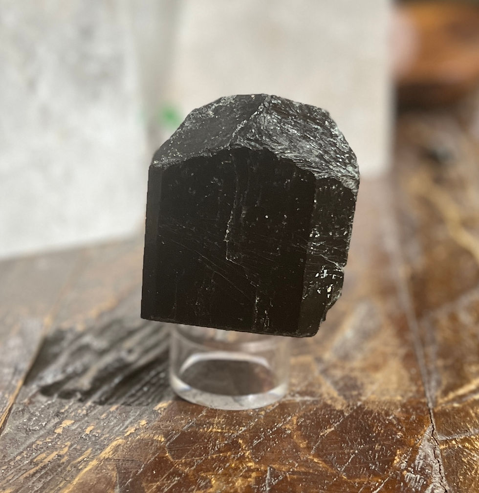 Thumbnail: Black Tourmaline - Double Terminated Schorl
