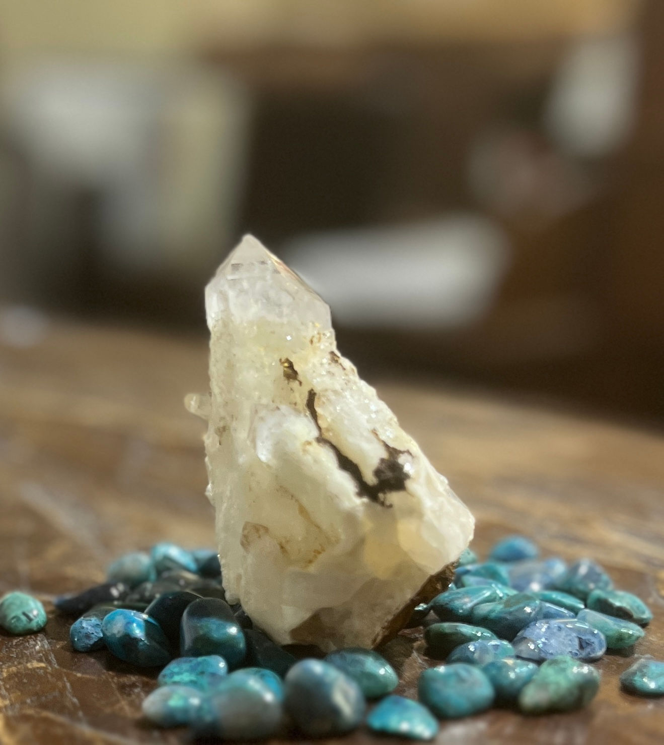 Celestial Quartz Cluster - Phantom