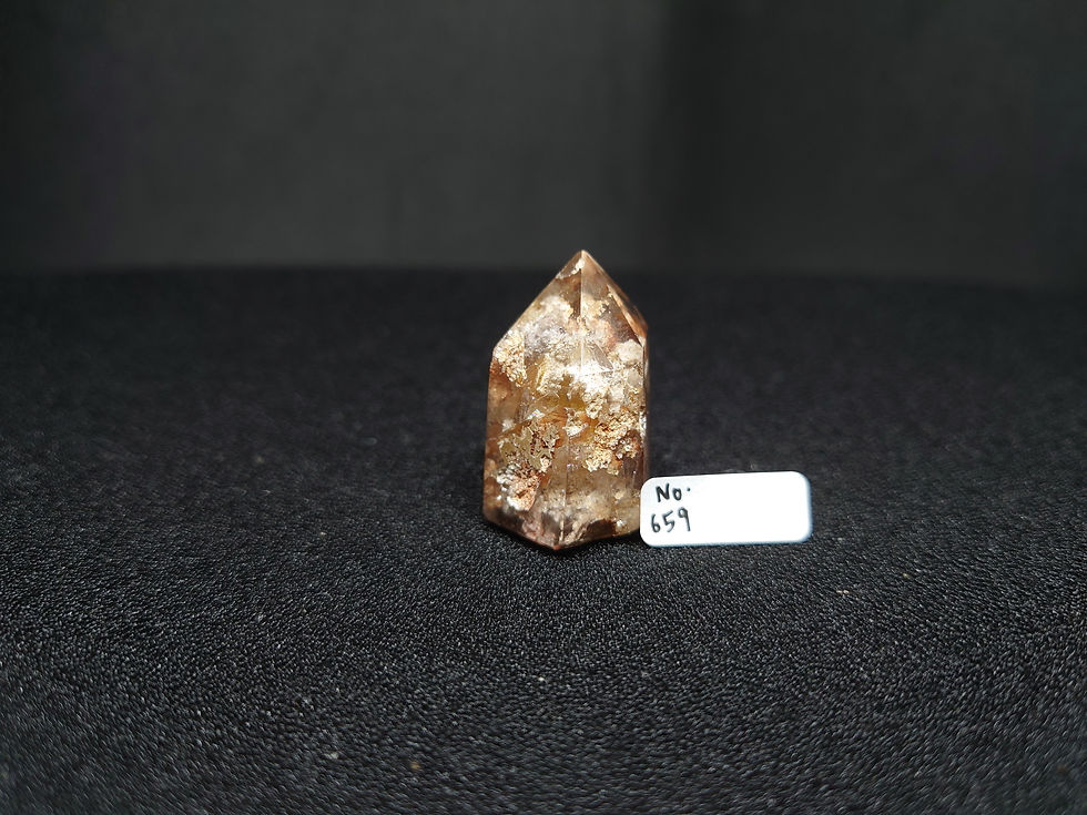 Thumbnail: Clear Quartz with Chlorite / Garden Quartz