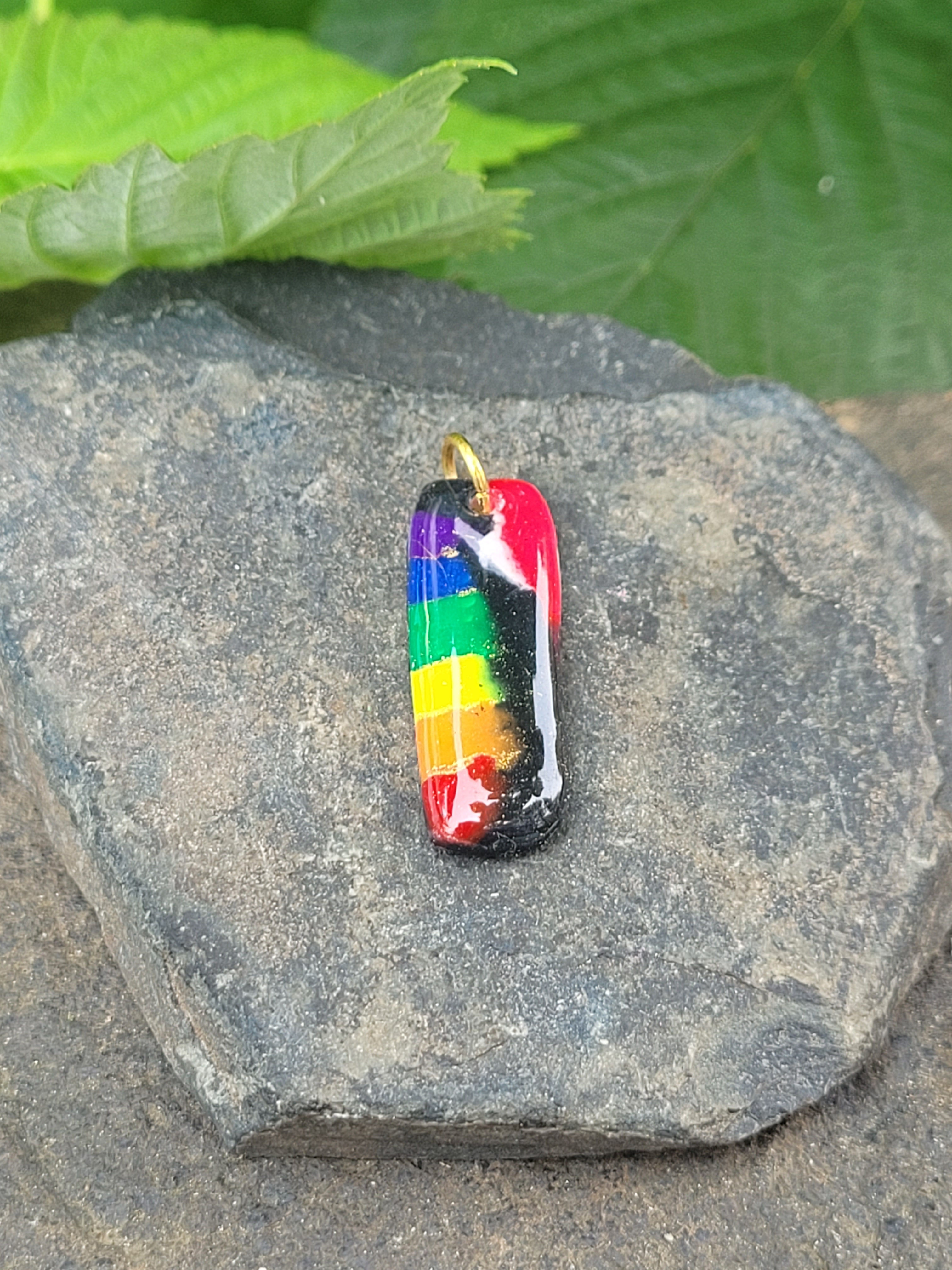 Dark rainbow rectangle