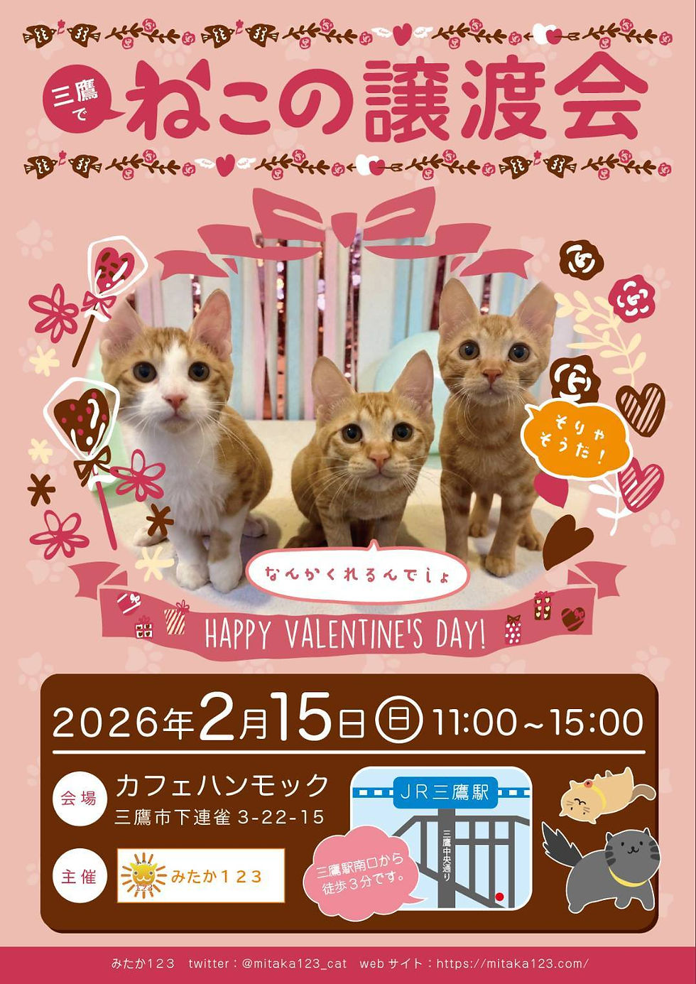 里親募集 譲渡会 2026年 2月15日