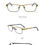 Miniaturbild: Progressive Multi-fokus Lesebrille für Männer Frauen 2022 Anti-blau Licht In D