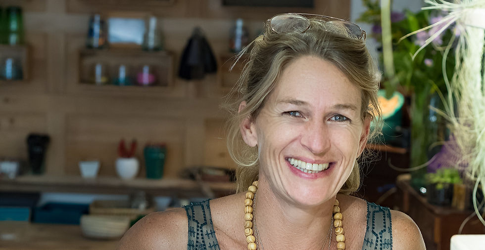 Woman smiling with happiness