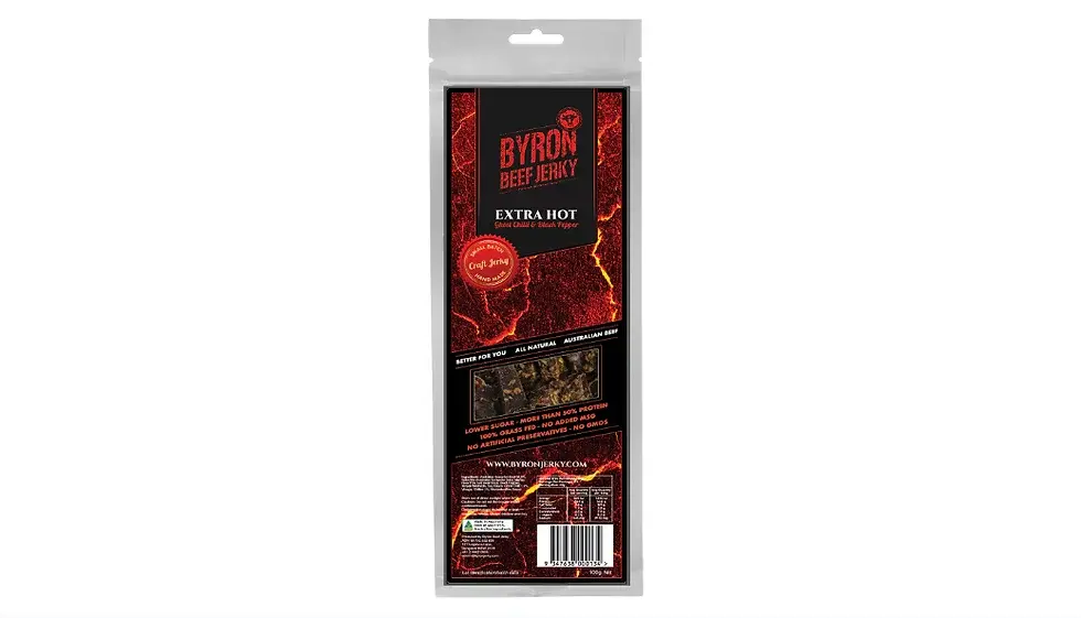 Byron Beef Jerky Extra Hot