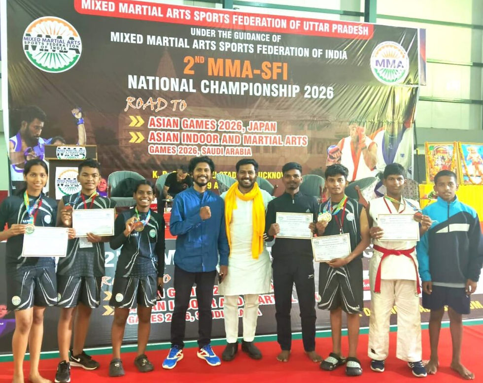 Goa Shines at MMA-SFI Nationals 2026 with Six Medals
