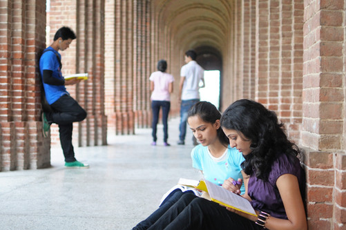 Girls Studying