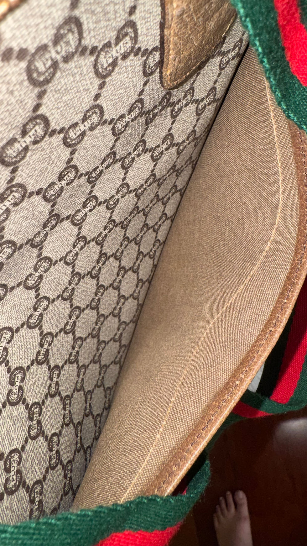 Thumbnail: GUCCI PLUS Monogram Shoulder Bag