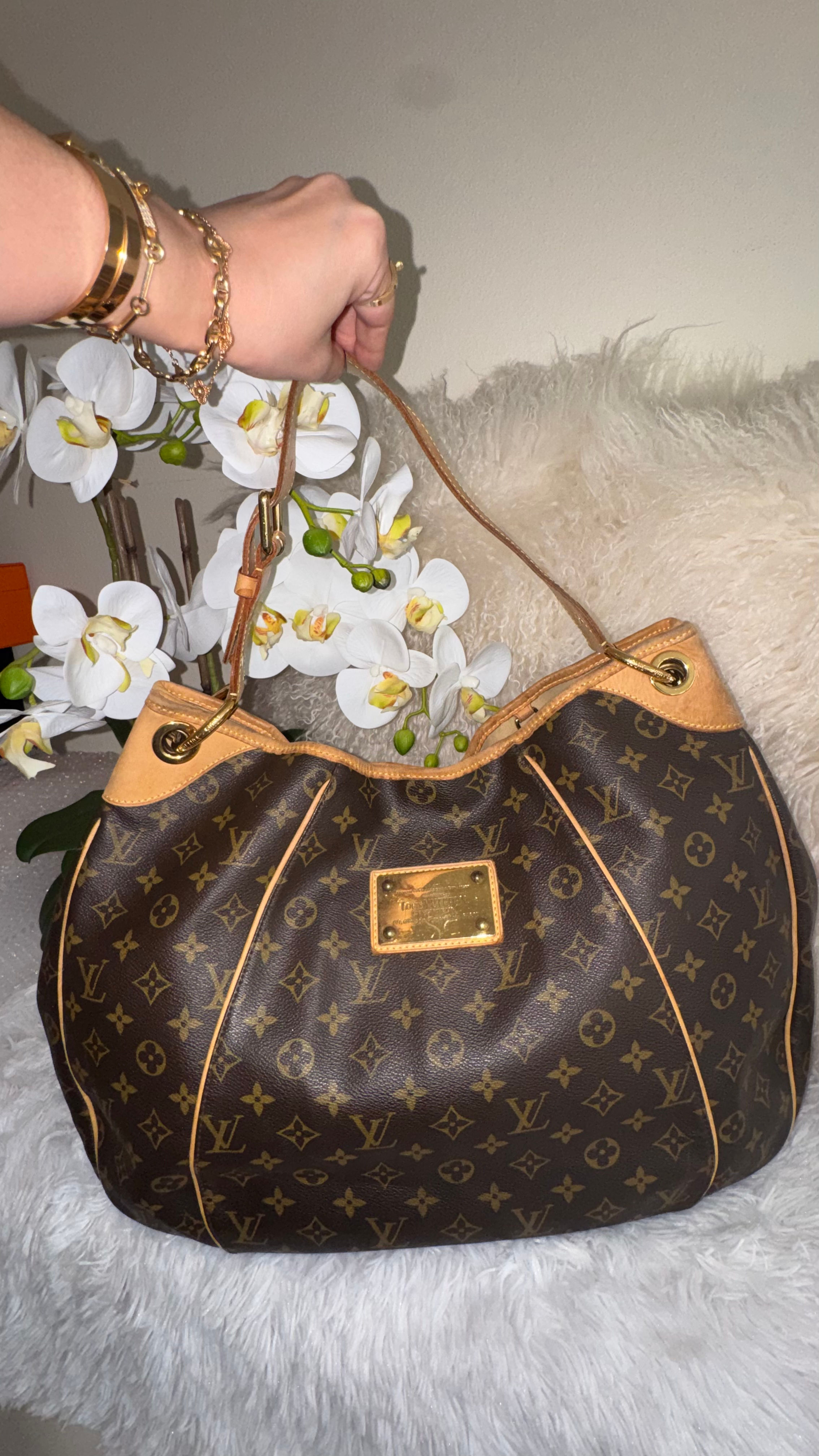 Louis Vuitton Monogram Gallaria GM Shoulder Bag