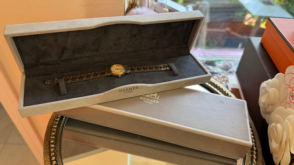 Hermes Clipper Watch 2 Tones CL3.240