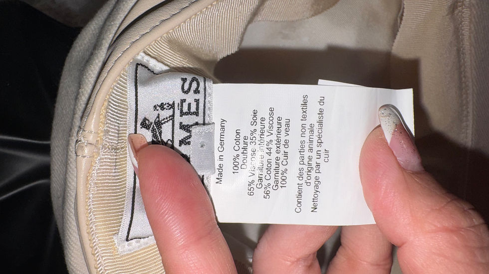 Thumbnail: Hermes white Hat Sz 58