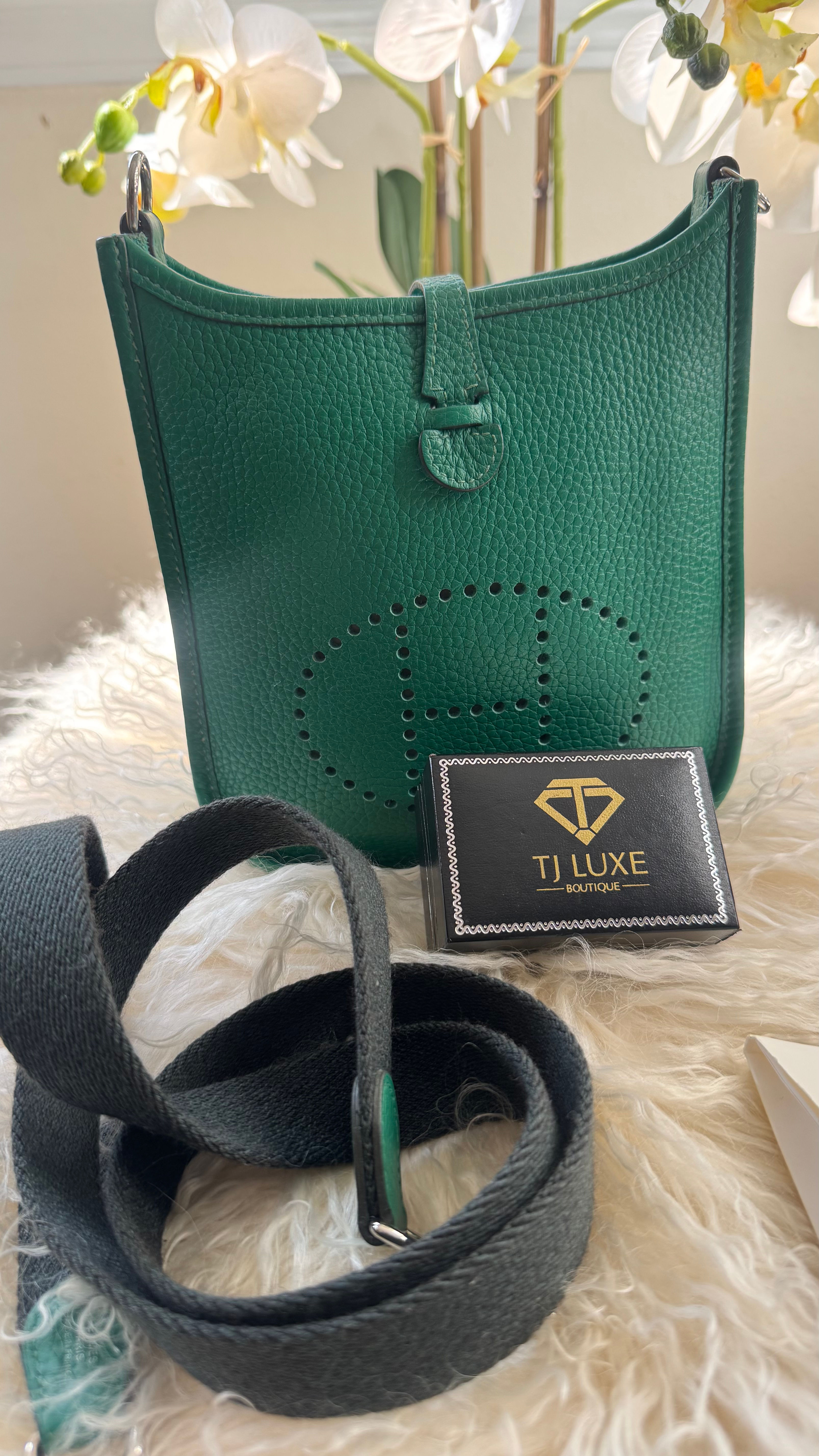 HERMES- Vert Vertigo Evelyn TPM Clemence “C”