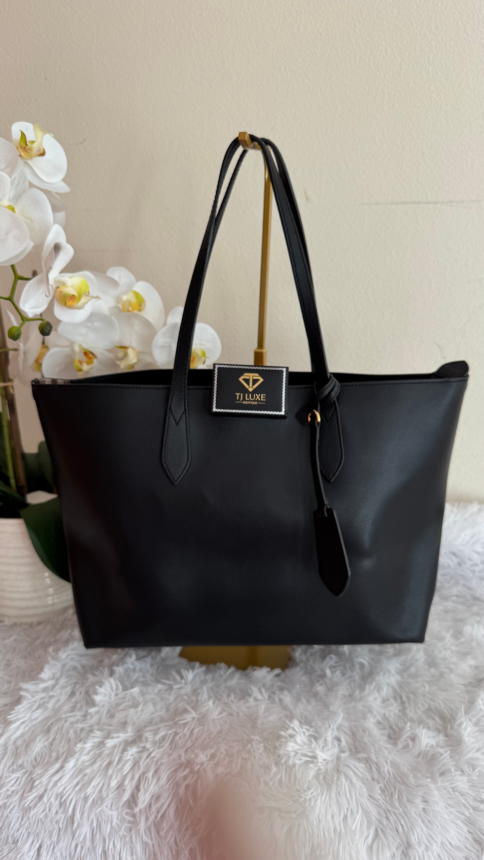 Burberry Black Shoulder Tote Bag