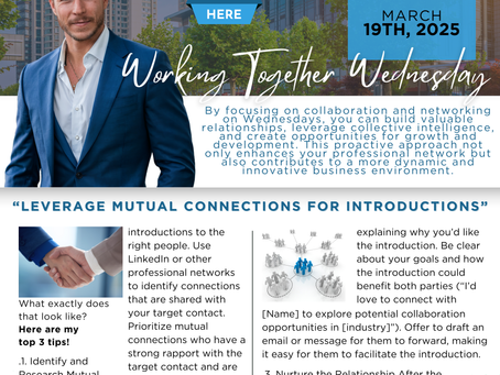 03/19/25 "Leverage Mutual Connections For Introductions"