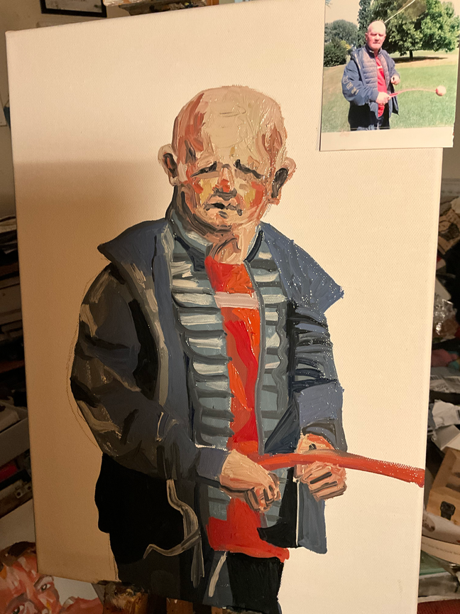 Painting progress…