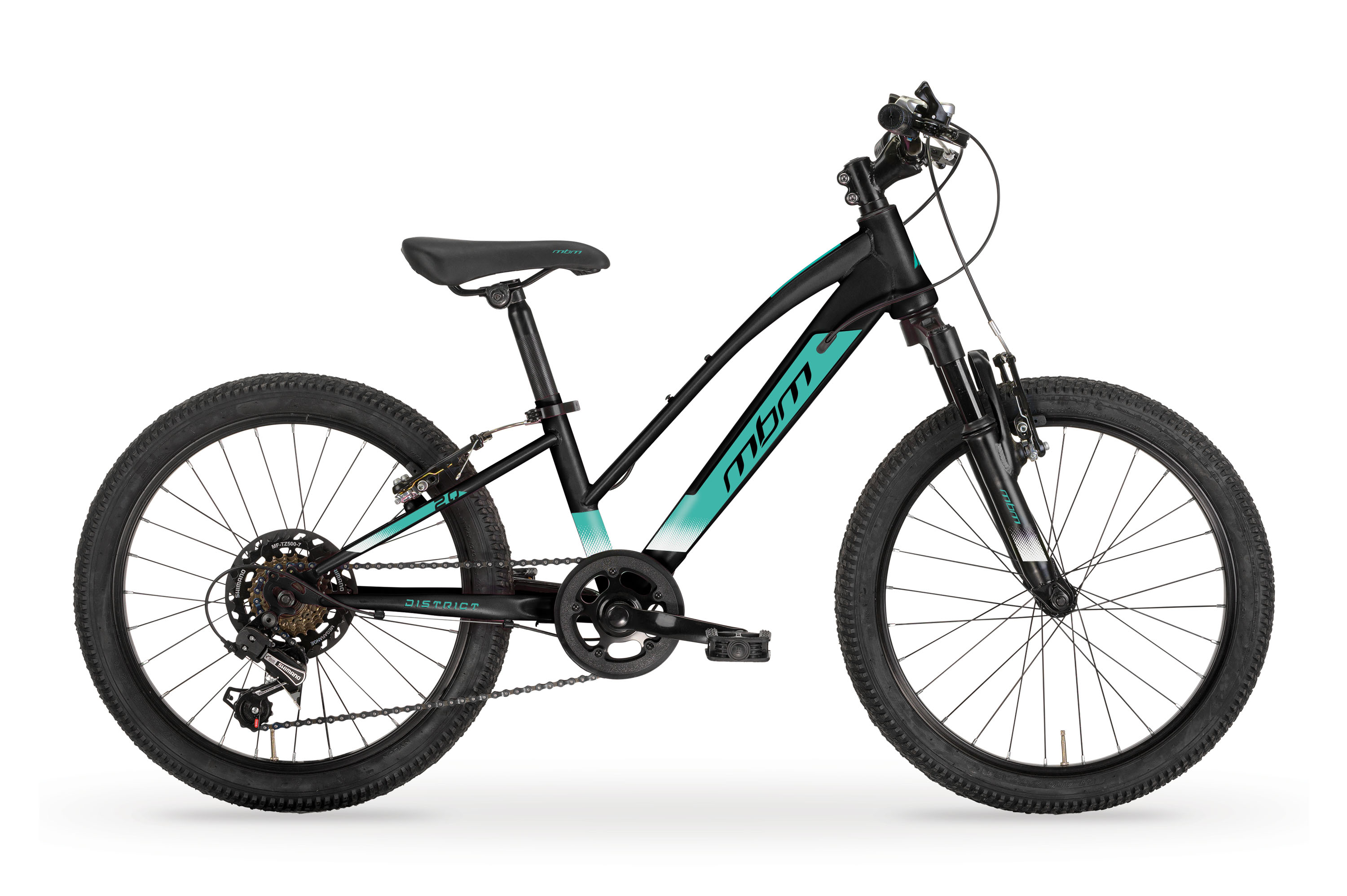 MBM District 20 meisjesfiets, zwart
