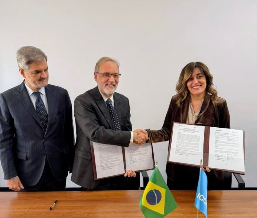 La Fundação Biblioteca Nacional (FBN) firma un acuerdo de colaboración con el Centro Internacional de Estudios para la Conservación y Restauración de Bienes Culturales (ICCROM)