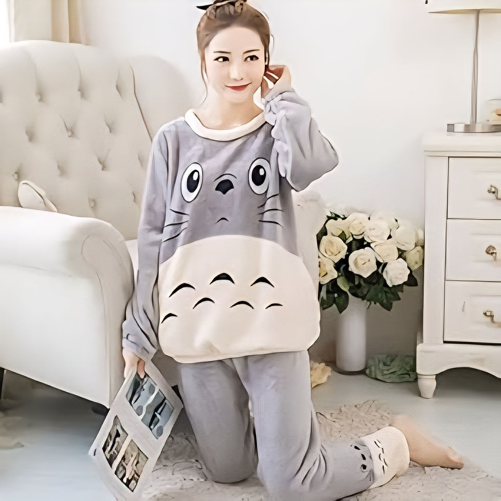 Thumbnail: CLEARANCE Fluffy Plush Nightsuit