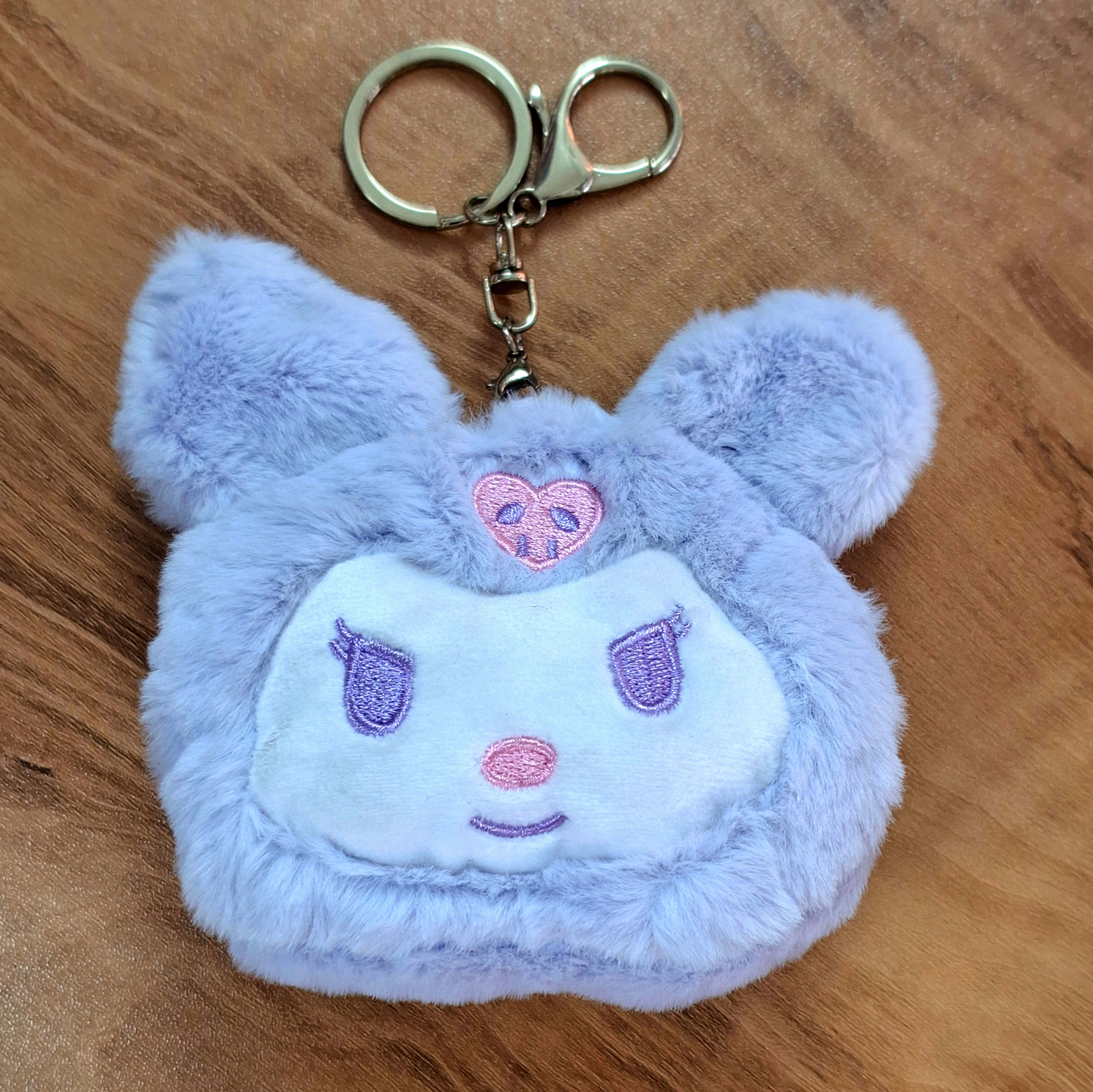 CLEARANCE Kuromi pouch plush keycharm