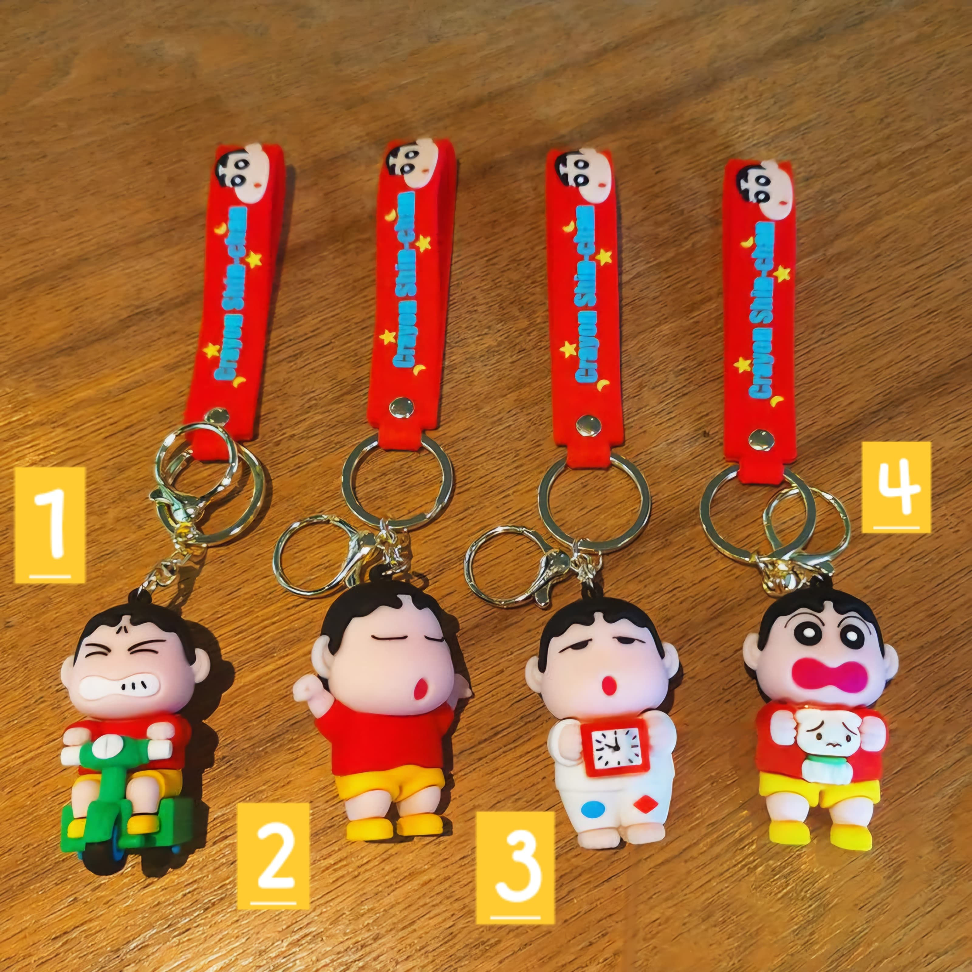 CLEARANCE Shinchan Keychains