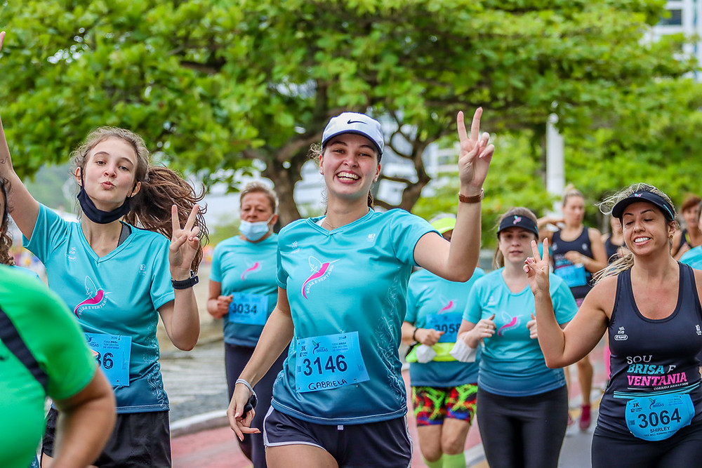 Corrida Brisas Balneário Camboriú Mulher corrida de rua