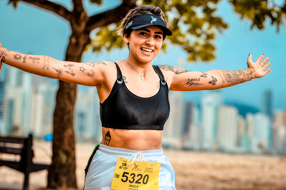 Corrida Brisas Balneário Camboriú Mulher corrida de rua