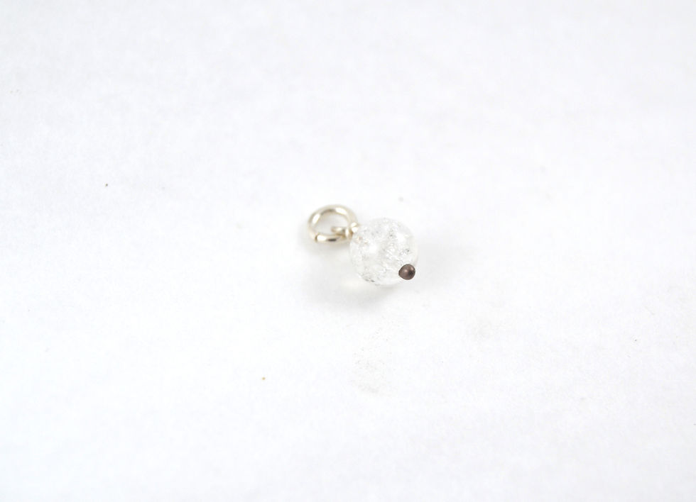 Miniature : Breloque Perle Pierre Fine