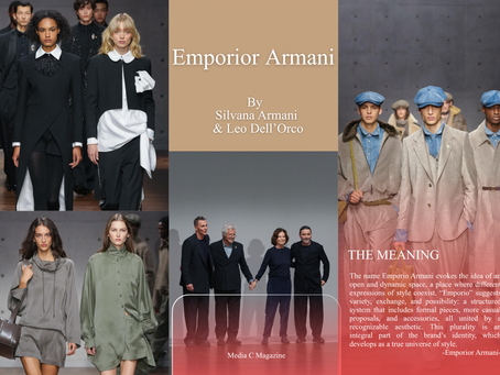 Emporio Armani unveiled their new collection for men and women during Milano Fashion Week.