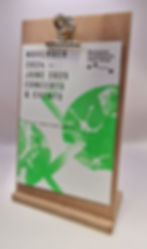 A5 menu holder with bulldog clip