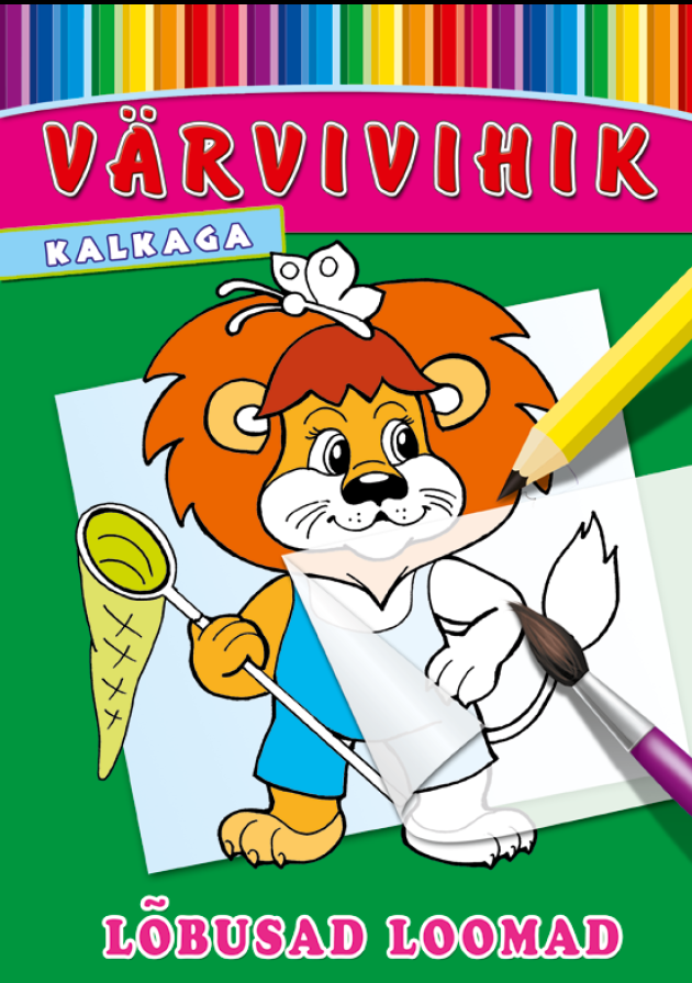 Lõbusad loomad. Värvivihik kalkaga