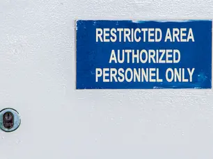 Authorized entrance