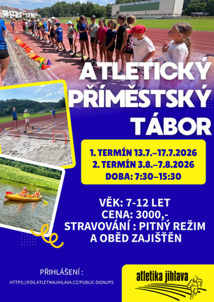 ATLETICKÝ PŘÍMĚSTSKÝ TÁBOR