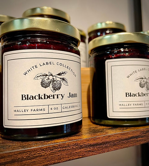 Blackberry Jam (White Label Collection, 6 oz.) | Malley Farms