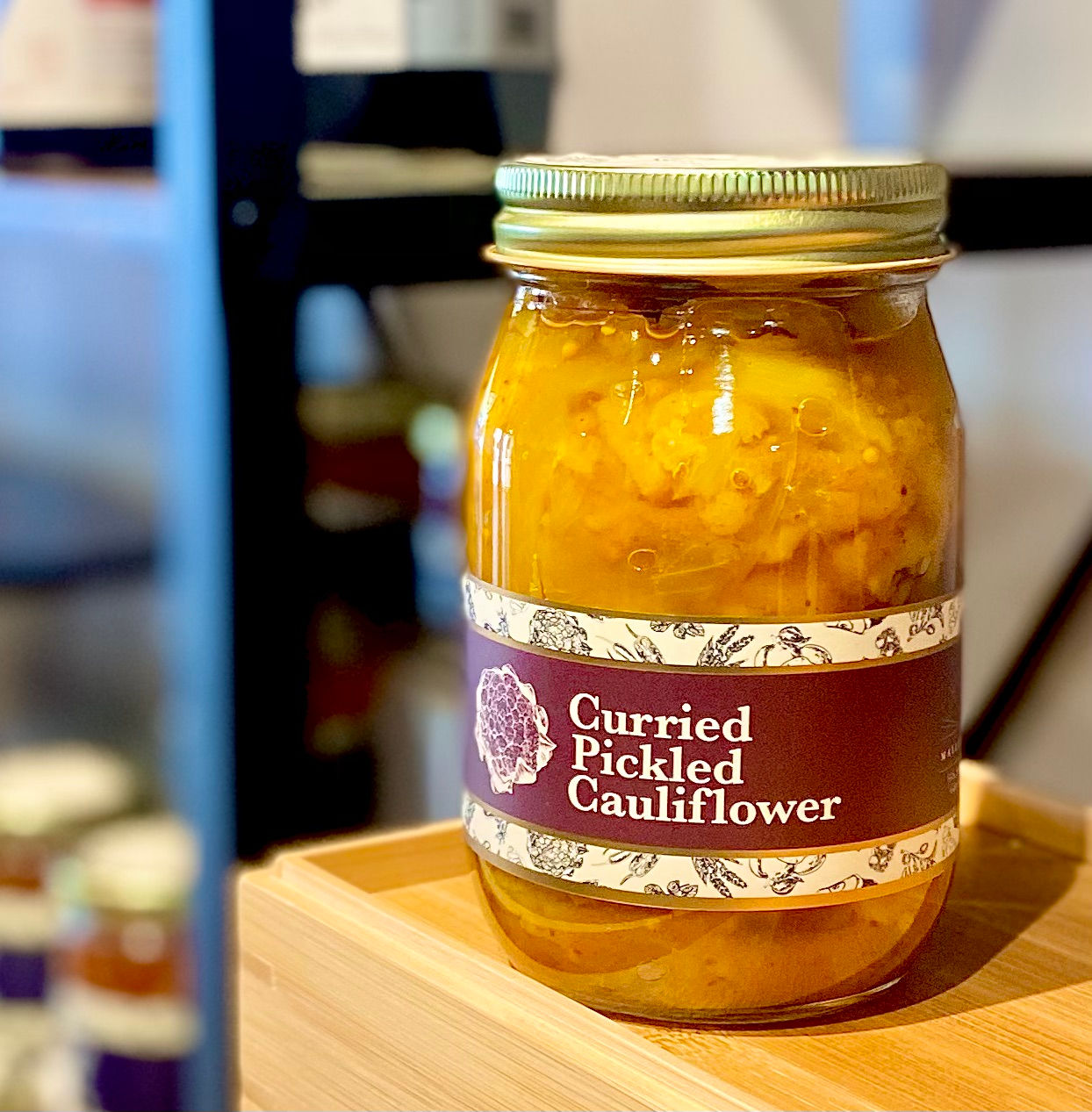 Curried Pickled Cauliflower (16 oz.)