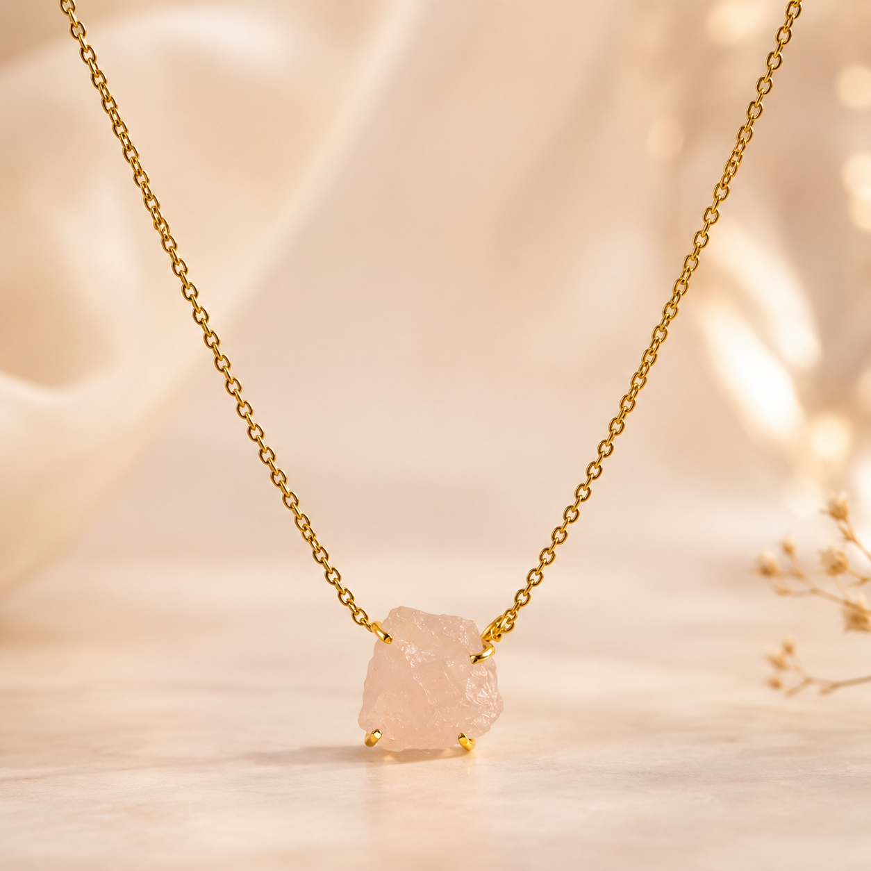 Rose Quartz Necklace