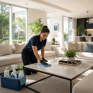 Detailed professional house cleaning backed by a satisfaction guarantee