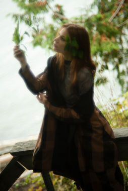 Artist Branding session with Subha Lakshmi near Elphinstone Mountain, Sunshine Coast. © 2024 Michael Buescher  Photography 