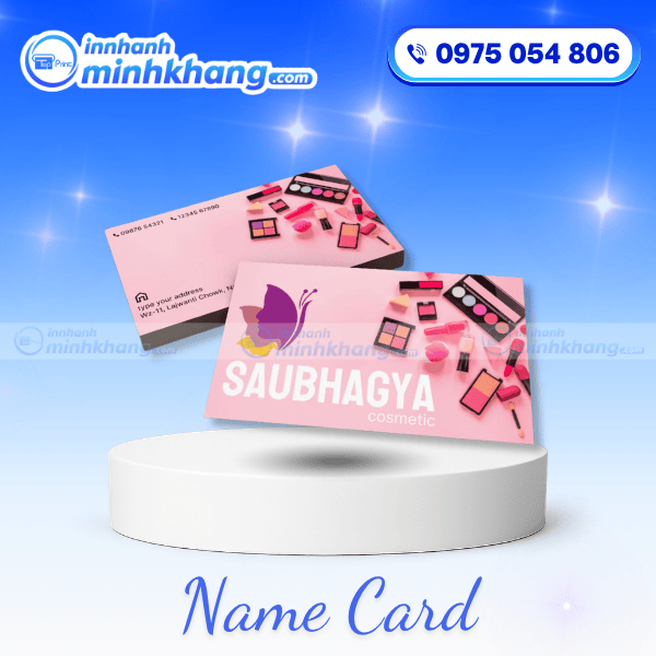 Card Visit Mỹ Phẩm – Bí Quyết Tạo Ấn Tượng Chuyên Nghiệp Trong Kinh Doanh Làm Đẹp