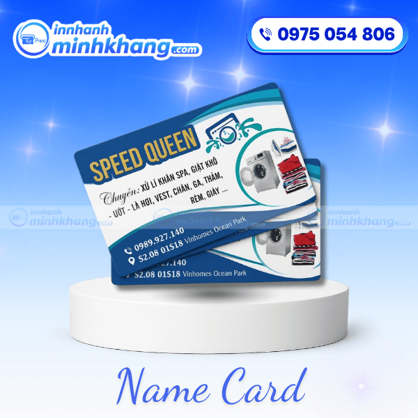 Name Card Giặt Là Giúp Tiệm Tạo Sự Chuyên Nghiệp Và Dễ Ghi Nhớ Hơn