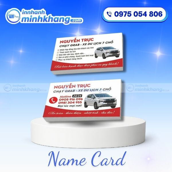 Card Visit Xe Du Lịch Giải Pháp Quảng Bá Dịch Vụ Vận Chuyển Chuyên Nghiệp, Hiệu Quả