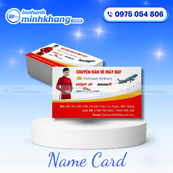 Name Card Đại Lý Vé Máy Bay Có Quan Trọng Trong Việc Tạo Uy Tín Với Khách Hàng?